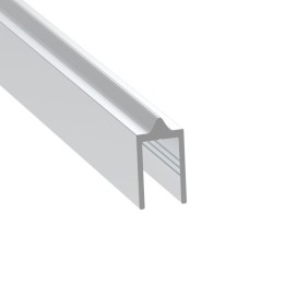 10.2mm Smooth Heavy Duty Tongue Extrusion mates with EG-0524/2-2M Groove Extrusion - 2m Long