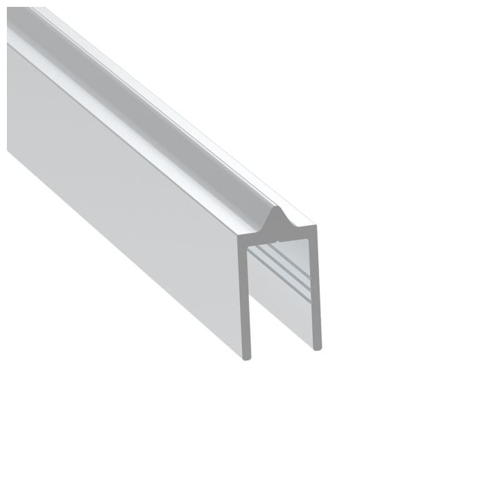 10.2mm Smooth Heavy Duty Tongue Extrusion mates with EG-0524/2-2M Groove Extrusion - 2m Long