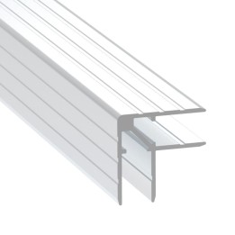 10mm Anodised Double Angle Extrusion with 30mm Legs - 4m Long