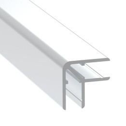 10mm Anodised Double Angle Extrusion with 30mm Legs - 4m Long