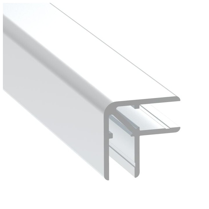 10mm Anodised Double Angle Extrusion with 30mm Legs - 4m Long
