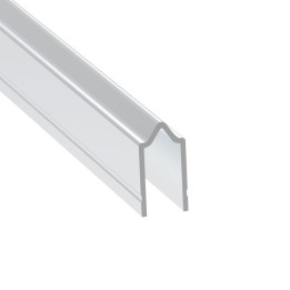 10mm Anodised Groove Extrusion Mates with EG-0521E2-2M Tongue Extrusion - 2m Long