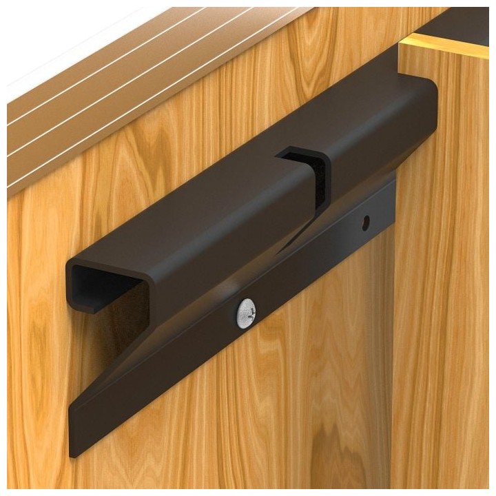 1155mm Long Black Divider Strip for 9mm Dividers Panels