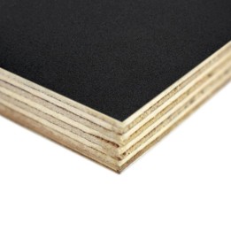 12mm High Quality Birch Wood Panels with Thin Black Laminate on Both Sides