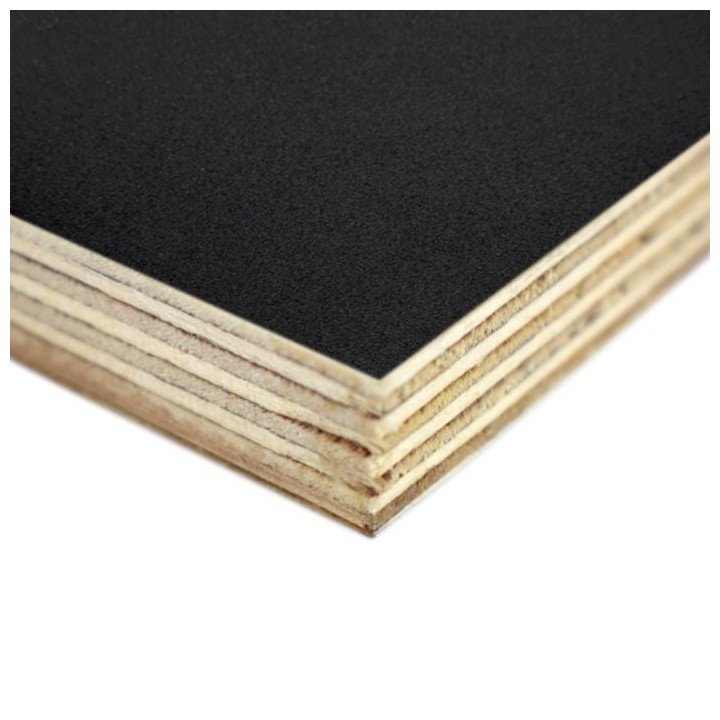 12mm High Quality Birch Wood Panels with Thin Black Laminate on Both Sides