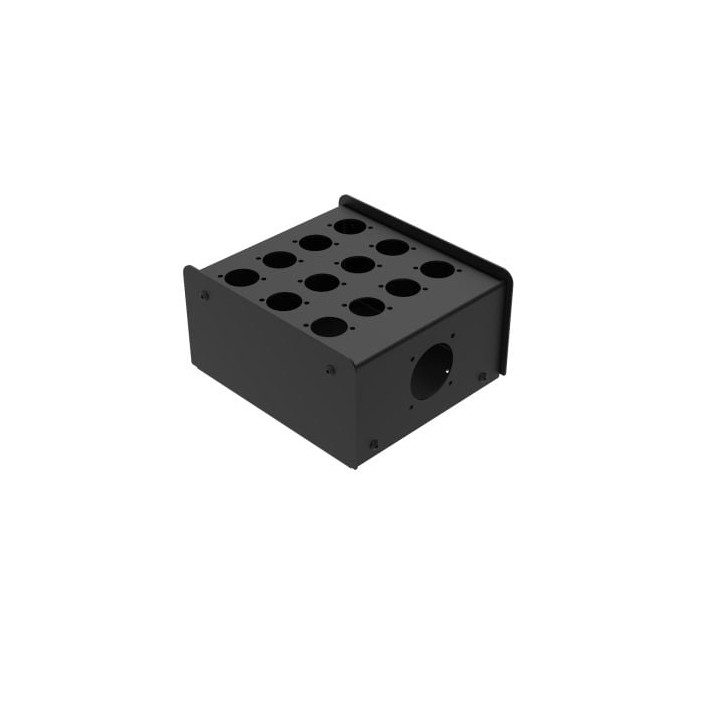 12 Hole Stage Box Punched for D-Series Connectors
