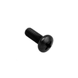 12mm Long Black Pozidriv Pan Head Screw with M6 Thread