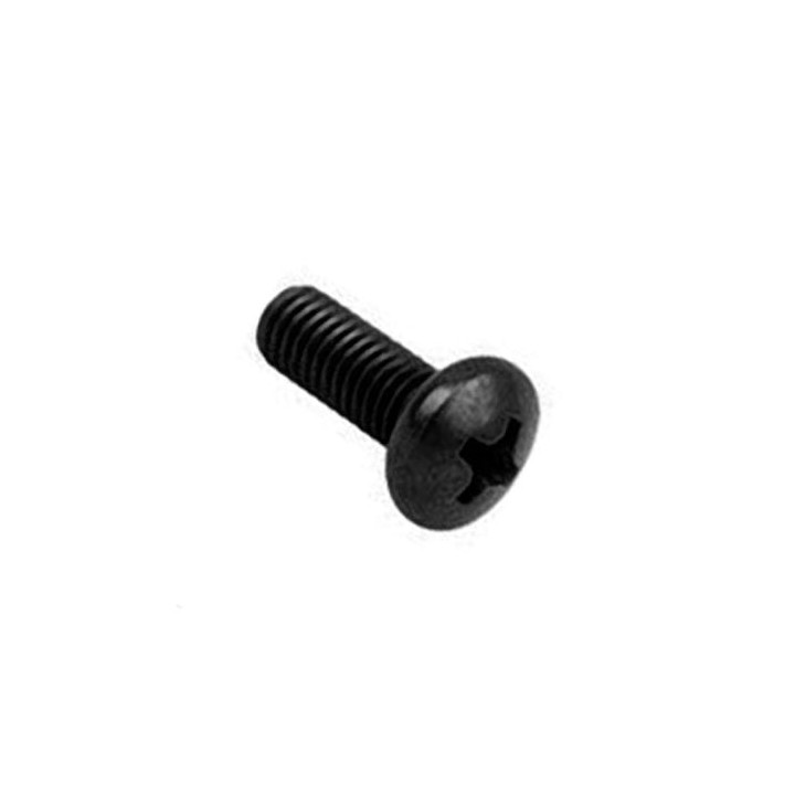12mm Long Black Pozidriv Pan Head Screw with M6 Thread