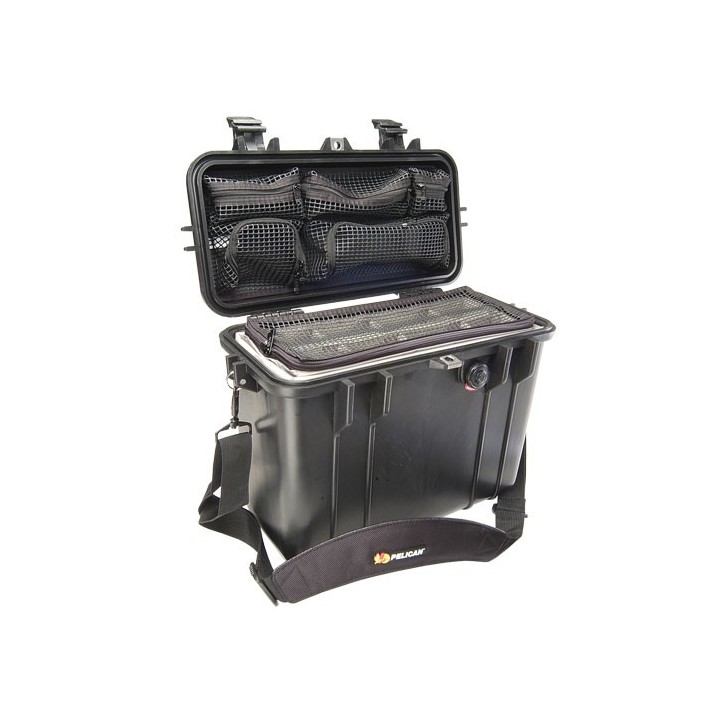 1430 Case W/Dividers, Black