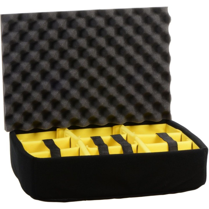 1505,DIVIDER/FOAM SET,BLK/YW,PELI