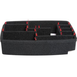 1600TP KIT,TREKPAK DIV SET,1600,BLK,PELI