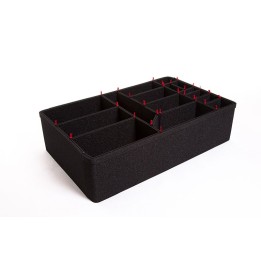 1615TP KIT,TREKPAK DIV SET,1615,BLK,PELI