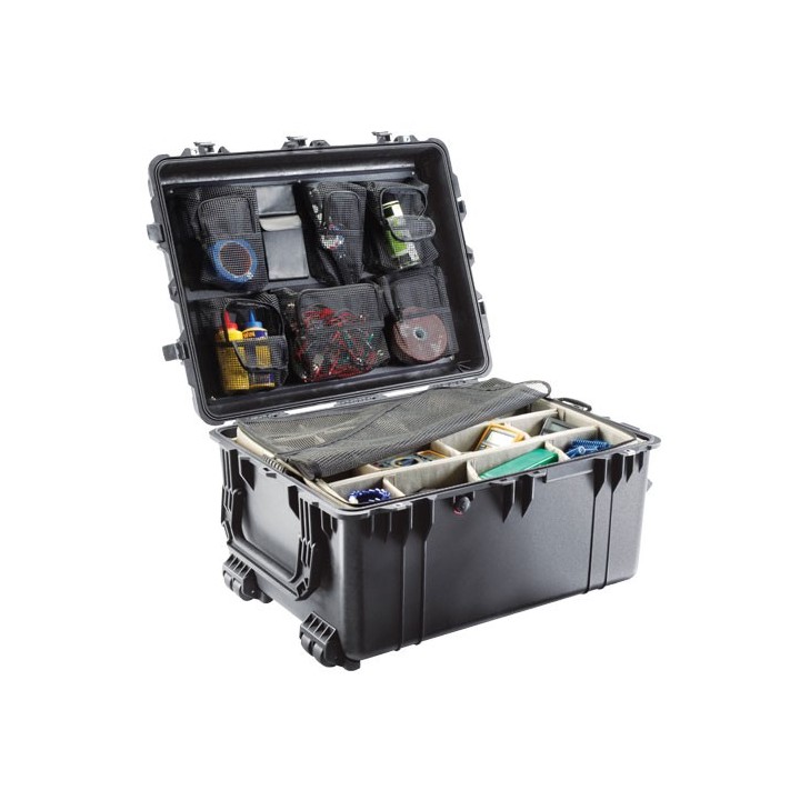 1630 Case W/Dividers, Black