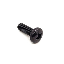 16mm Long Black Pozidriv Pan Head Screw with M6 Thread