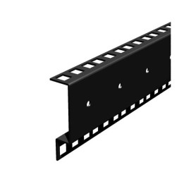 16U Double Rack Strip with Square Holes 2mm Thick