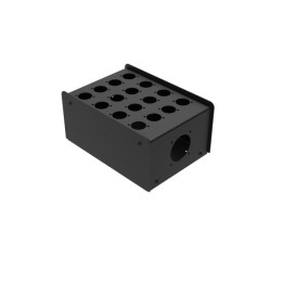 16 Hole Stage Box Punched for D-Series Connectors