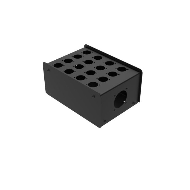 16 Hole Stage Box Punched for D-Series Connectors