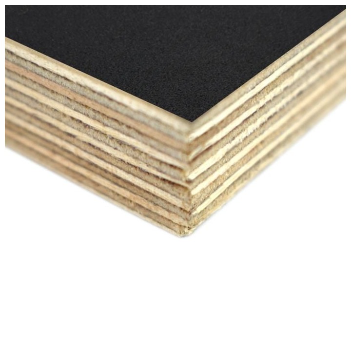 18mm High Quality Birch Wood Panels with Thin Black Laminate on Both Sides
