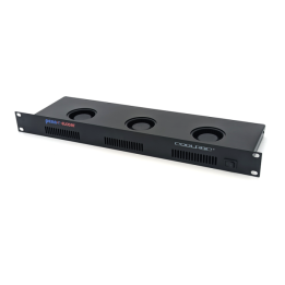 1U Black CoolRac Quiet Hot Air Extraction Unit