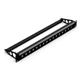 1U Rack Panels for 16 x BNC Connectors with Cable Support Bar