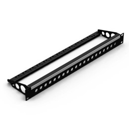 1U Rack Panels for 20 x BNC Connectors with Cable Support Bar