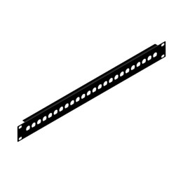 1U Rack Panels Punched for 24 x BNC Connectors