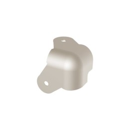 2 Leg Nickel Wrap-Around Cabinet Corner with 12mm Radius