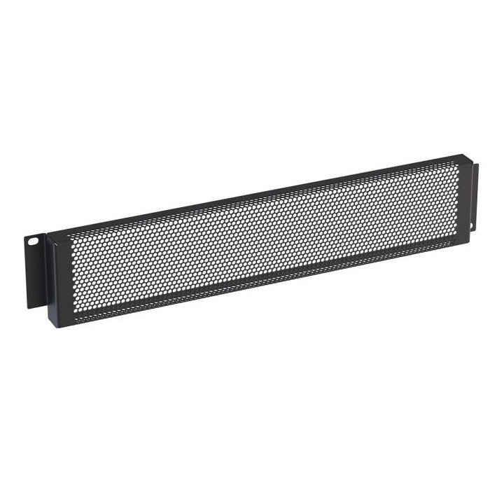 2U Vented Perforated Steel Security Rack Panel