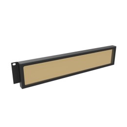 2U Security Rack Panels with Smoked Window