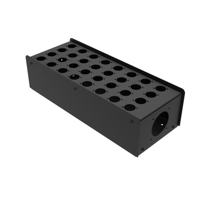 32 Hole Stage Box Punched for D-Series Connectors