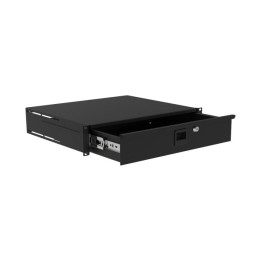 385mm Deep, 2U Heavy Duty Rack Drawer with Handle