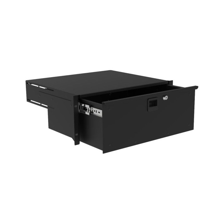 385mm Deep, 4U Heavy Duty Rack Drawer with Handle