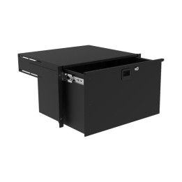 385mm Deep, 6U Heavy Duty Rack Drawer with Handle