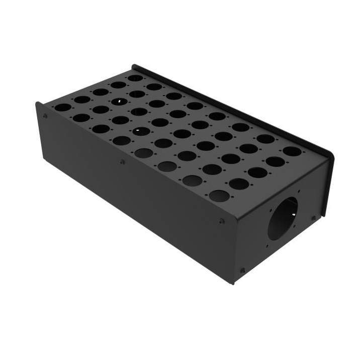 40 Hole Stage Box Punched for D-Series Connectors