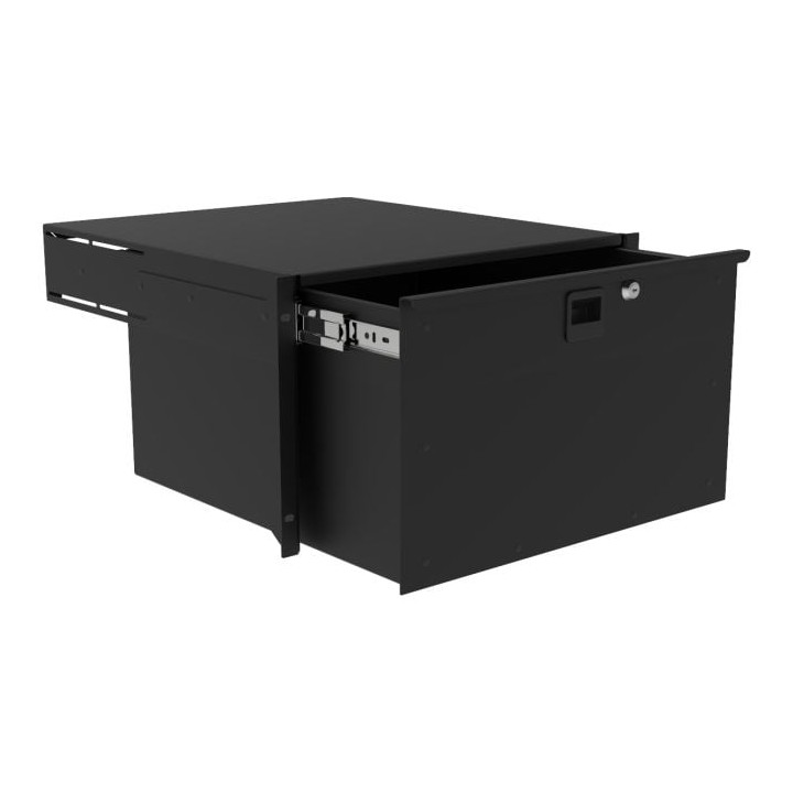485mm Deep, 6U Heavy Duty Rack Drawer with Handle