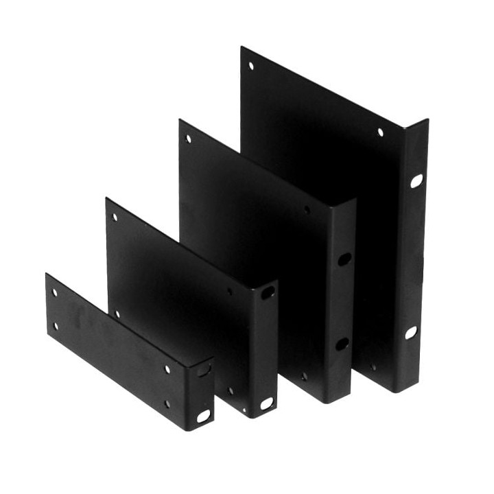 4U Black Rack Mounting Bracket