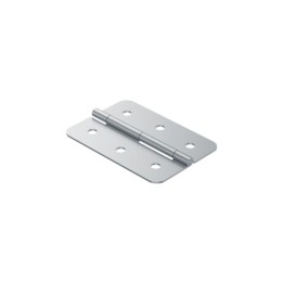 50.8mm x 72.5mm 6 Hole Zinc Hinge
