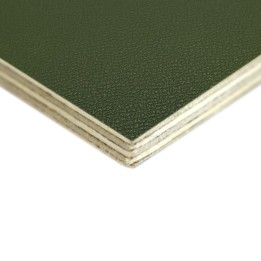 6.5mm High Quality Birch Wood Panels with Army Textured PVC Laminate and Black Backing