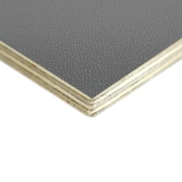 6.5mm High Quality Birch Wood Panels with Grey Textured PVC Laminate