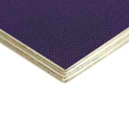 6.5mm High Quality Birch Wood Panels with Night Blue Textured PVC Laminate and Black Backing
