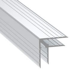 6.8mm Double Angle Extrusion with 30mm Legs - 4m Long
