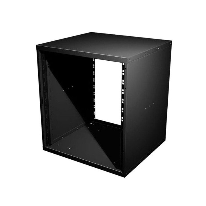 6U Flat Pack Rack with Square Hole Rails