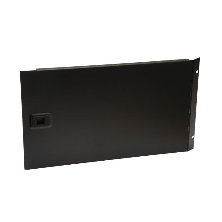 6U Hinged Rack Panel with Slam Lock
