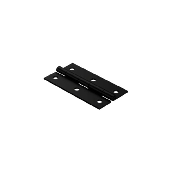 70mm X 37.4mm 6 Hole Black Hinge