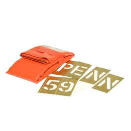76 Piece Stencil Set with 25mm High Letters