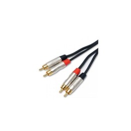 8000mm Rean Dual Signal RCA Phono Red/White Signal Lead