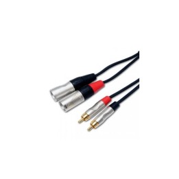 8000mm Rean Dual Signal RCA Phono XLR Signal Lead
