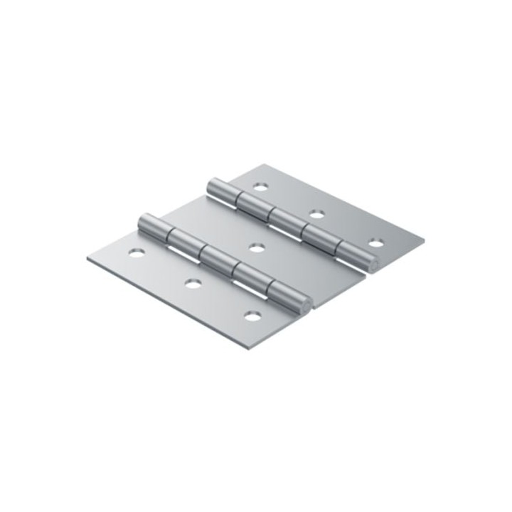 83.5mm x 70mm Double Knuckle Zinc Hinge