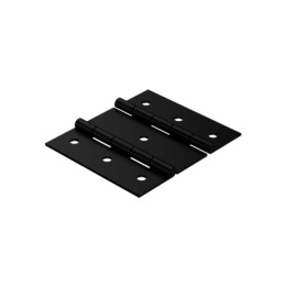 83.5mm x 70mm Double Knuckle Black Hinge