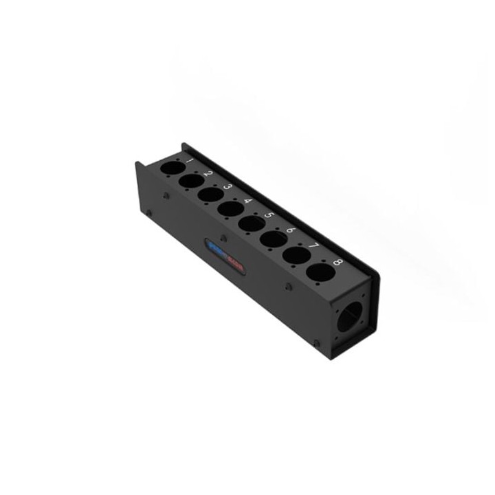 8 Channel Stage Box punched for Neutrik D-series connectors